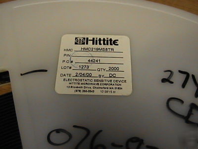 100 pcs hittite HMC219MS8 tr rf electronic components 