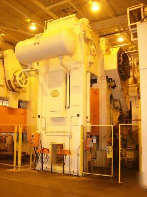 1500 ton danly straight side single crank press