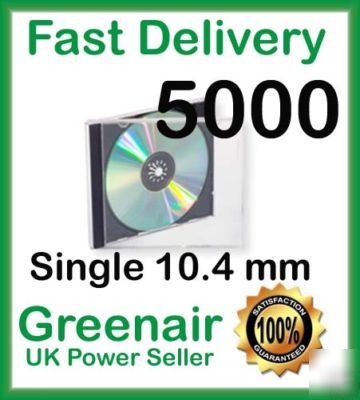 5000 cd audio music movie dvd single jewel cases 50 100