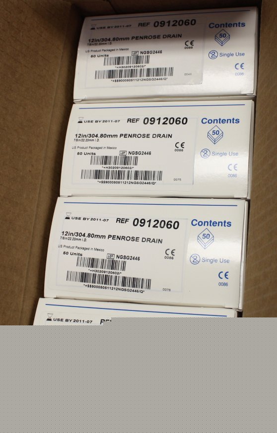 Bard~(200) sterile surgical penrose drains~7/8