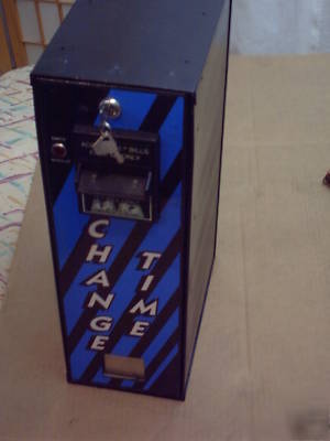 Change machine, for snack soda vending machine,