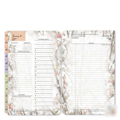 Franklin covey classic blooms daily planner pages 2010