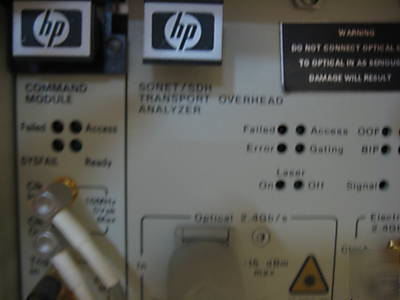 Hp 75000 E1401A w cards sonet/sda E1663A, E1420B E1671A