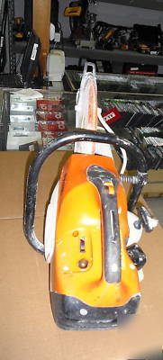 Stihl TS420 concrete gas cut off saw w/diamond blade 