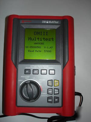 Amprobe dm-iii multitest power quality recorder