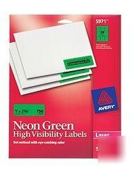 Avery neon green high visibility 5971