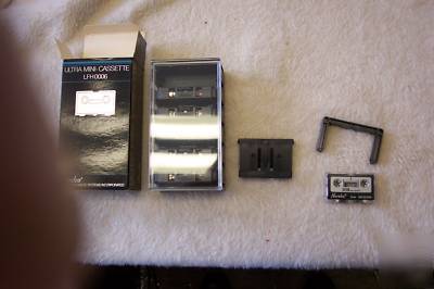 New dictaphone - norelco ultra-mini cassettes in box 