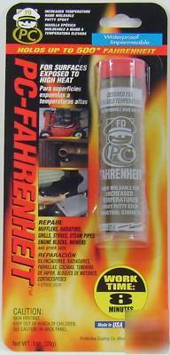 Pc fahrenheit high heat temperature epoxy putty single