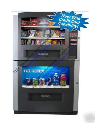 Vending machine cold energy soft water snacks candy 