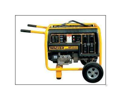 Wacker gp 5600 generator