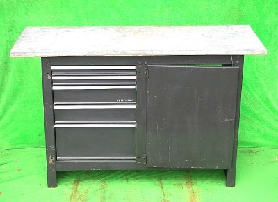 Craftsman drawer cabinet tool work bench 54 x 20 x 35