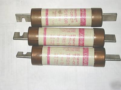 3 lot TRS150R gould shawmut 150A 600V time delay fuse 