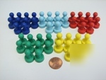 50 pcs large refrigerator magnets - push pins
