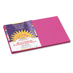 Construction paper,smooth textured,12 X18 ,50/pk,magent