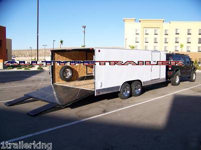 Enclosed trailer -h/ race car lamborghini ferrari cobra