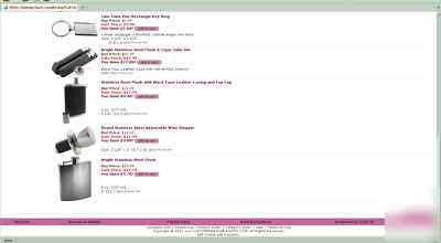 Engravable website & domain for sale 200+ products