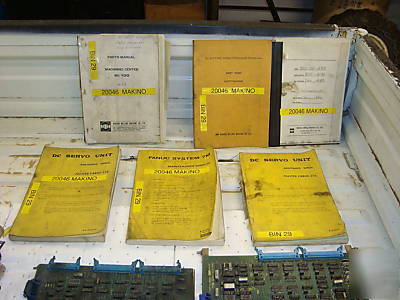 Fanuc 7M boards,manuals,tape reader,power&velocity unit