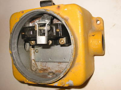 Hazardous location explosion proof junction switch box