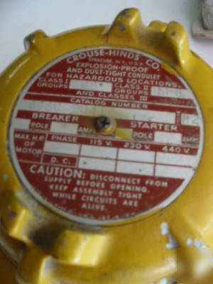 Hazardous location explosion proof junction switch box