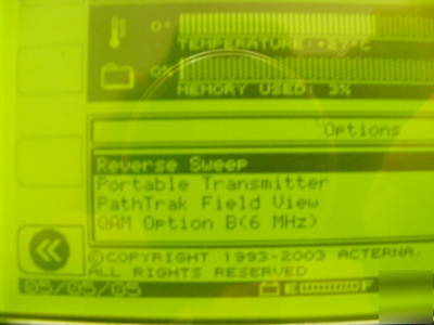 Jdsu/acterna sda-5000 hfc networks/catv options 1/2/3/4