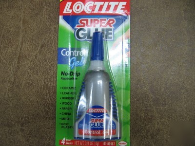 Lot of 3 henkel loctite super glue .14 oz control gel