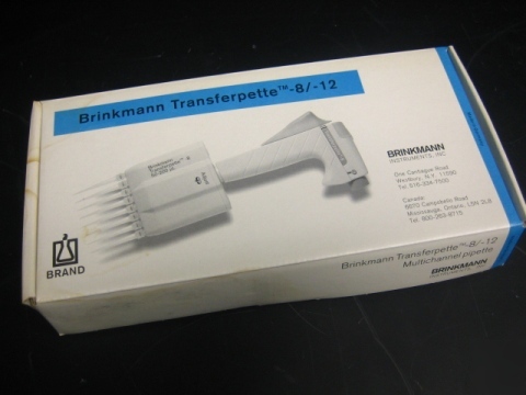  brinkman transferpette 12-channel pipettor 50-200UL