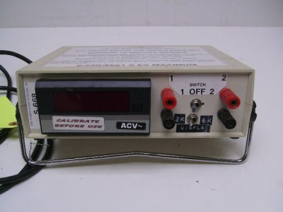 Acv~ hipot indicator / tester 2 kv or 6 kv ac