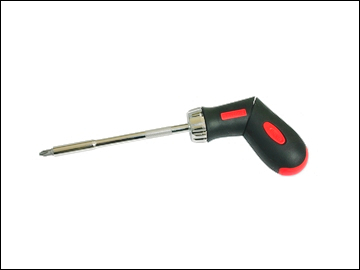 Britool adjustable grip ratchet screwdriver + bits