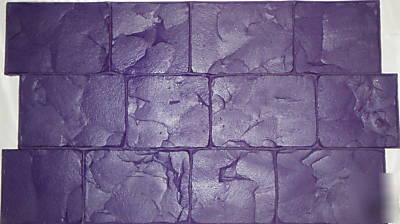 London cobble 4 piece stamp mat set - concrete stamps 