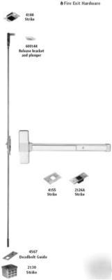 Monarch F18 fire rated concealed vertical exit device 