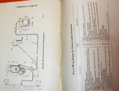 Farmall h hv owner's manual international harvester