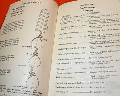 Farmall h hv owner's manual international harvester