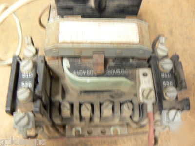 Ge CR106B1 size 0 start-stop motor starter 600V 5 hp 