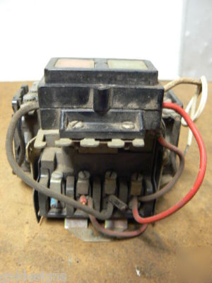 Ge CR106B1 size 0 start-stop motor starter 600V 5 hp 