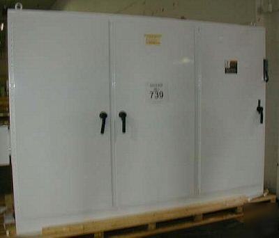 Hoffman A86M3E20 type 12 three door enclosure