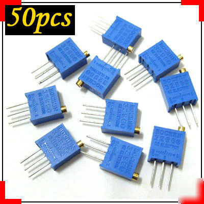 Lot of 50PC 3296 101 100OHM precision variable resistor