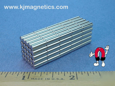 125 amusing neodymium rod magnets 1/8