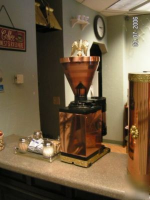 Astra mega ii espresso machine solid copper finish