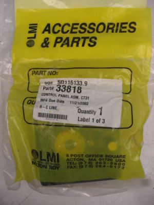 Lmi milton roy 33818 control panel assy metering pump