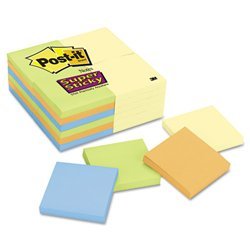 New 3 x 3, four colors, 24 90-sheet pads/pack