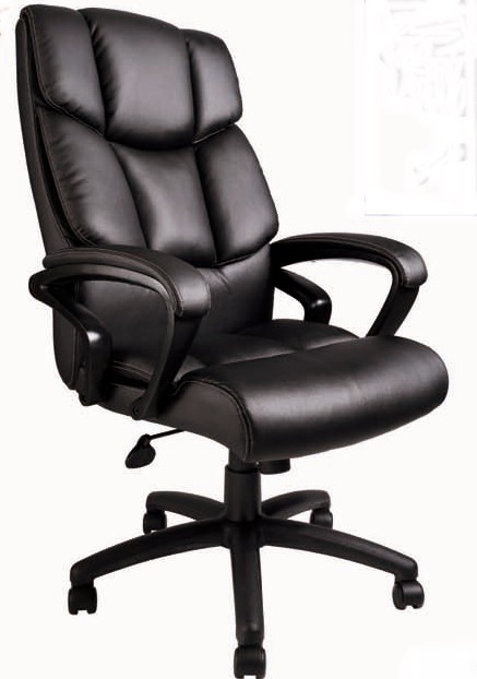 New black italian leather executive office desk chairs