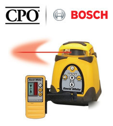 New david white autolaser hzntl rotary laser 48-3110GR 