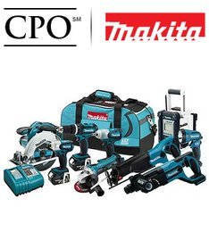 New makita 18V cordless lxt 9-piece combo kit LXT902 