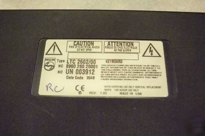 Philips ltc 2602/00 cctv keyboard