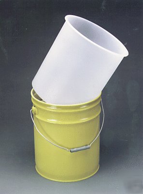 Polyethylene 5 gal pail liners - fda compliant 1115-pl
