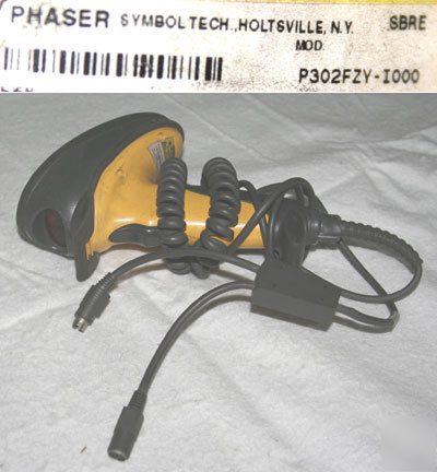 Symbol industrial phaser barcode scanner P302FZY-I000
