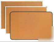 Wood frame natural cork board - 4FT. x 10FT.