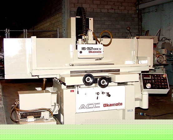 1997 okamoto acc-16-32 dxv programmable surface grinder