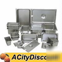 1DZ update 1/4 size s/s steam table pans 4