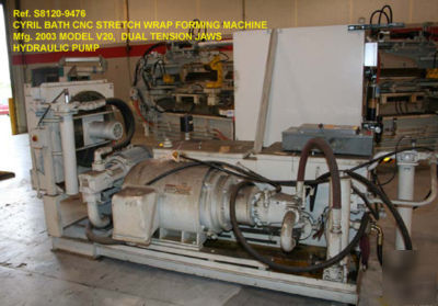 20 ton cyril bath cnc horizontal stretch wrap forming 